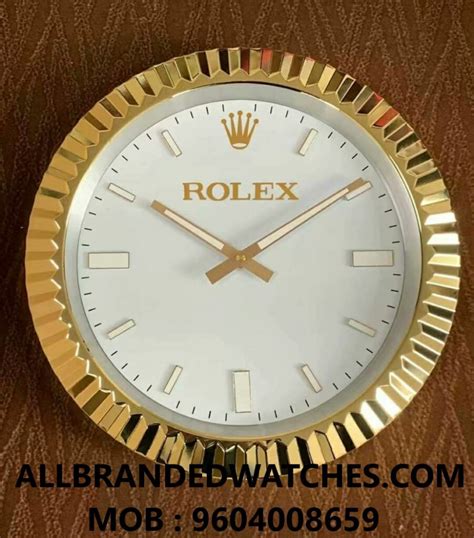 real rolex wall clock|vintage rolex wall clocks worth.